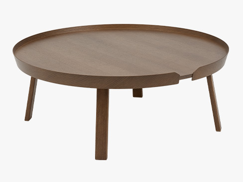 Around Coffee table fra Muuto Stained Dark Brown str. X-Large
