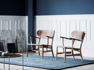 To stk CH22 loungstole i valnød