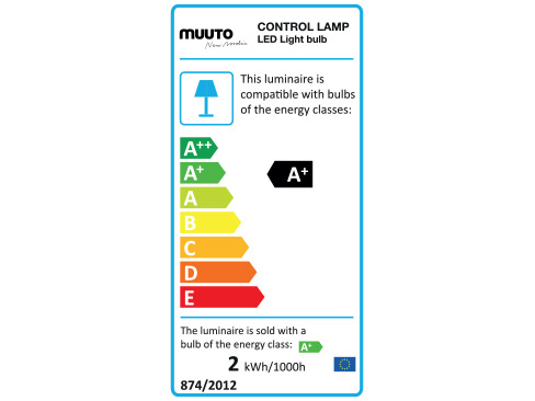Anbefalet lyskilde til Muuto Control Table Lamp