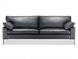 SL329 sofa sort læder fra Søren Lund