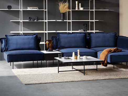 Modular sofa i Royal Blue