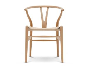 CH24 bøg lak med naturfarvet flet fra Carl Hansen & Søn
