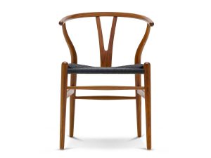 CH24 valnød lak med sort flet fra Carl Hansen & Søn