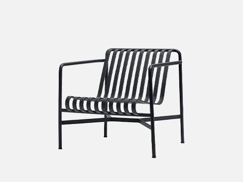 Palissade Lounge Chair Low Anthracite fra HAY
