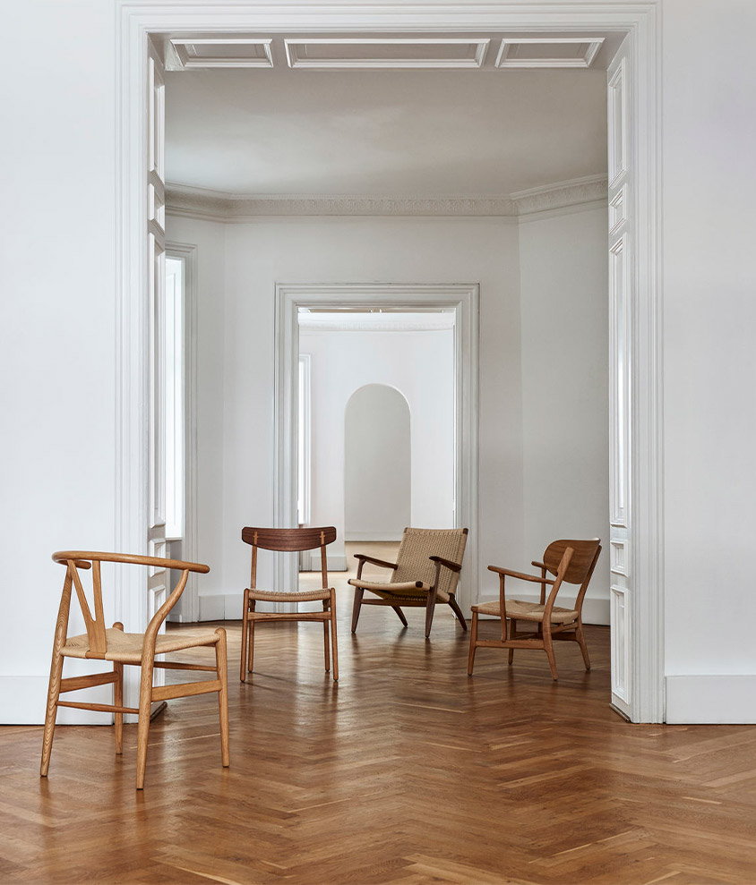 Samling af stole fra Carl Hansen og Søn