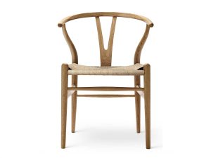 CH24 eg olie med naturfarvet flet fra Carl Hansen & Søn