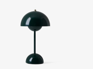 VP9 Flowerpot bordlampe uden ledning i dark green