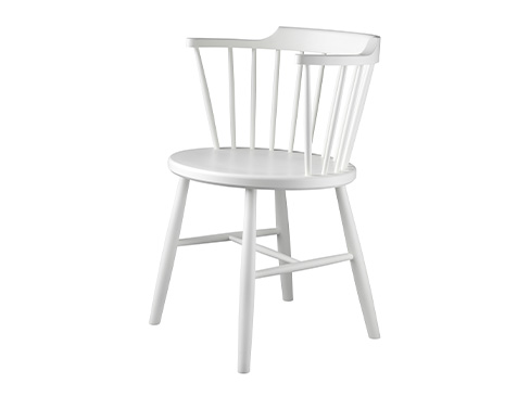 J18 Spisestol fra FDB møbler i hvid