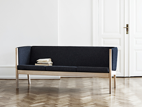 ge 285 3 personer sofa designet af wegner for getama