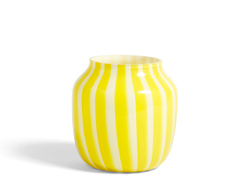 Juice vase wide yellow