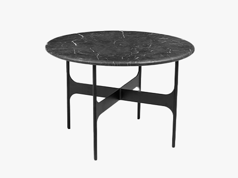 Floema sofabord str. medium med bordplade i sort marmor