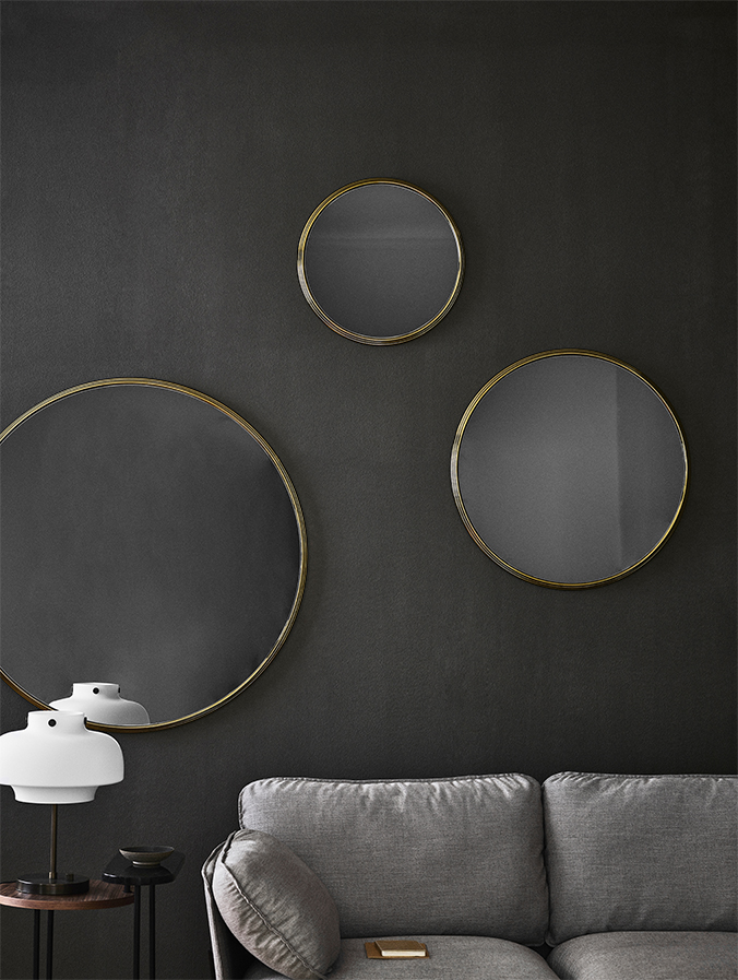 sillon spejl fra &tradition art deco inspiration