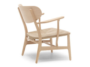 CH22 Loungestol i Eg hvidolie set fra ryggen