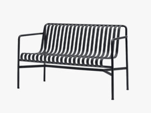Palissade Dining Bench – Anthracite | HAY