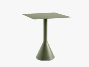 Palissade Cone Table Square – Olive | HAY