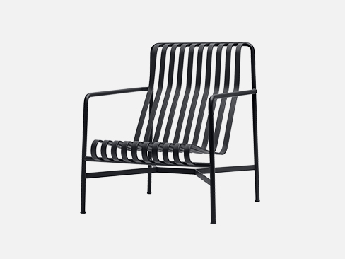Palissade Lounge Chair High Anthracite fra HAY