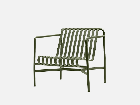 Palissade Lounge Chair Low Olive fra HAY