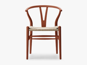 CH24 Soft Terracotta stol fra Carl Hansen & Søn set forfra