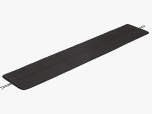 Linear Steel seat pad til bænk L:170 i farven black