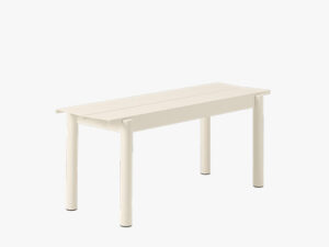 Linear Steel Bench L:110 i farven Off White