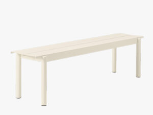Linear Steel Bench L:170 i farven Off White