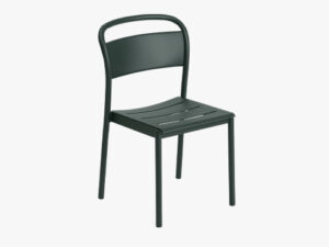 Linear Steel Chair i farven Dark Green