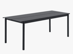 Linear Steel Table L:200 i farven Black