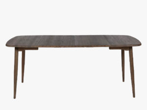 Symphony 86 med bordplade og ben i eg sortolie, inkl. 2 tillægsplader