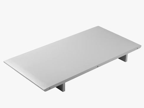 Tillægsplade til C63E Spisebord fra FDB Møbler i gråmalet bøg