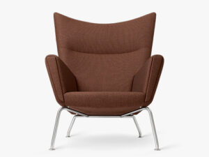 Wing Chair i stoffet Passion 7101, set forfra