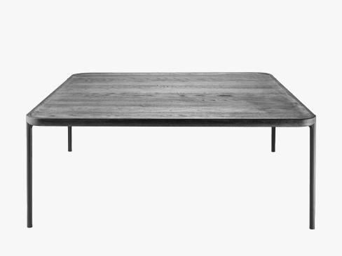 Savoye Coffee Table 100x100 cm. black stained
