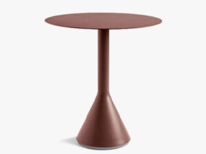 Palissade Cone Table Ø70 i farven Iron Red