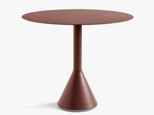 Palissade Cone Table Ø90 i farven Iron Red
