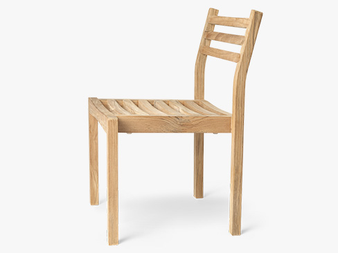 AH501 Outdoor spisebordsstol uden arm fra Carl Hansen & Søn