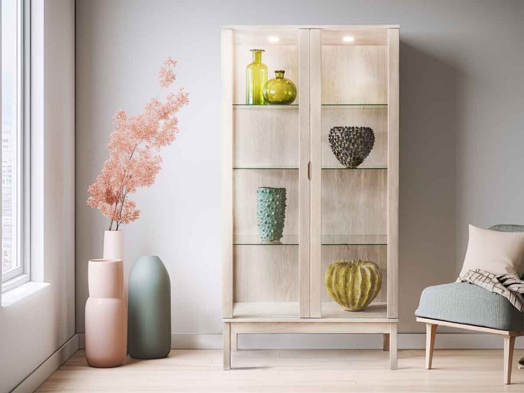Glasvitrine fra Klim Furniture