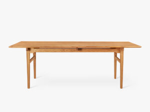 CH327 eg/teak 248 cm fra Cal Hansen & Søn