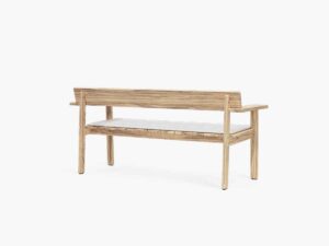 GL101 Timbur havebænk fra Carl Hansen & Søn inkl. hynde