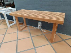 Senza havebænk i teak fra Noble Denmark