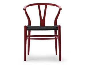 CH24 Soft Red Brown med sort flet fra Carl Hansen & Søn